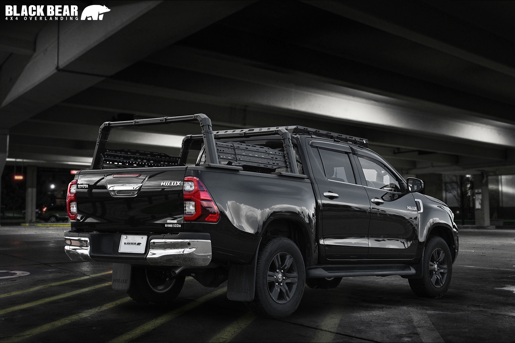 ROOF RACK FOR TOYOTA – HILUX – BLACK BEAR